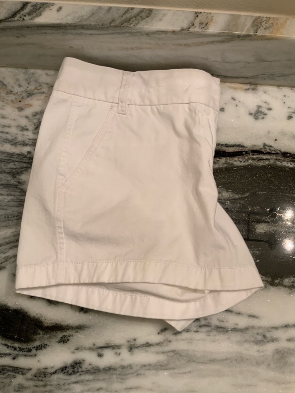 J. Crew White Cotton Shorts
